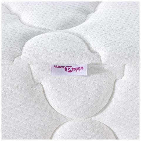 Materasso con Strato di Cocco Bianco 200 x 140 cm Schiuma PU - Foto 9