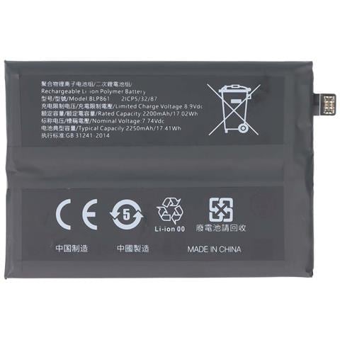 Batteria Di Ricambio Per Oneplus Nord 2 Li-polymer 7,74v 2250mah 17,4 Wh - Foto 1