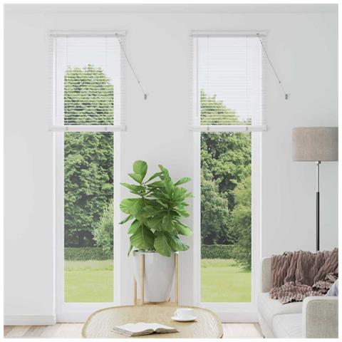 Tenda per Finestra con tende Manuale Bianco Alluminio - Foto 2