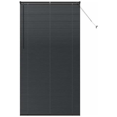 Tenda per Finestra con tende Nero Alluminio - Foto 1