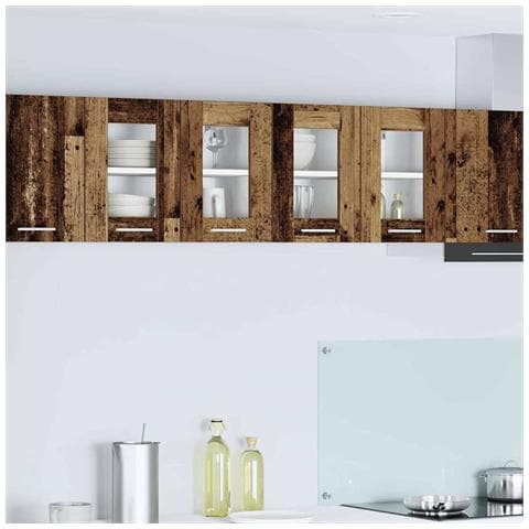 Armadio pensile Riga 2 pcs Legno vecchio 60 x 31 x 40 cm - Foto 2