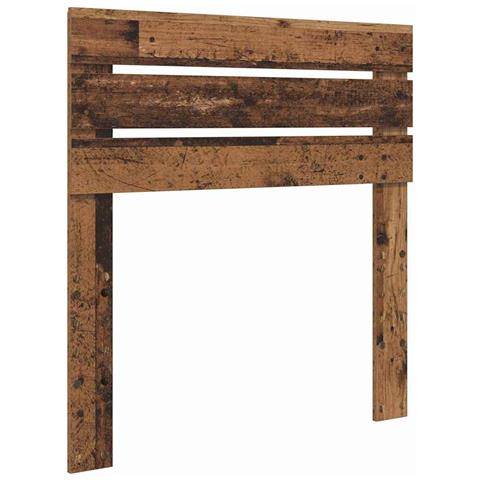 Testiera con testiera Legno vecchio 90 cm Legno multistrato - Foto 1