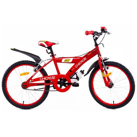Sch Chicane 20'' - Bicicletta Per Bambini (6-10 Anni), Ruote 20'', Telaio Acciaio, Con Accessori - Colore Rosso - Foto 1