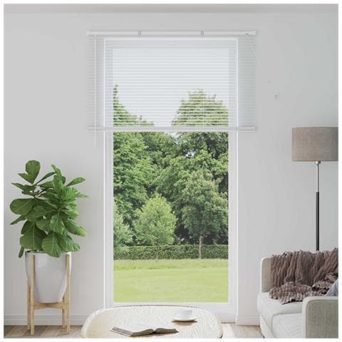 Tenda Veneziana Regolabile Bianco 213 x 150 cm PVC - Foto 2