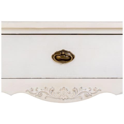 Console In Legno Laccato Bianco Invecchiato 88x36x80h Cm - Foto 7