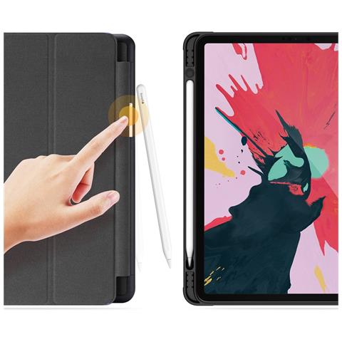 Cover per iPad Pro 11 (2020) - TPU+Pelle /PU, Nero, Auto Wake /Sleep - Foto 2