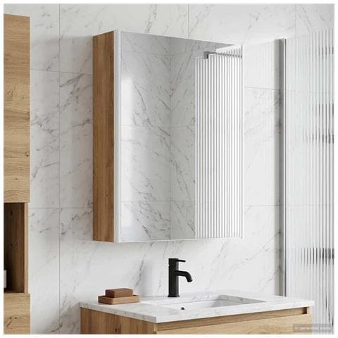 Mobiletto per specchio da bagno Rovere Artigianale - Foto 2