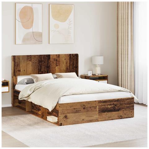 Testiera Letto Legno antico PB - Foto 2