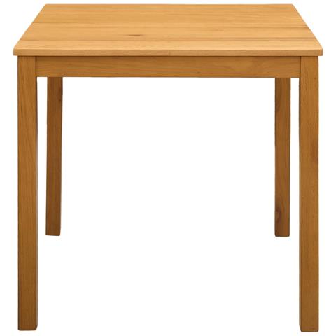 Tavolo da pranzo 75 x 75 x 75,5 cm Legno di Quercia Massello - Foto 2