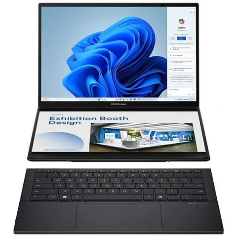 Zenbook Duo Oled Ux8406ca-ql135w Intel Core Ultra 7 255h Intel Ai Boost Npu 16gb Intel Arc Graphics Ssd 1tb 14” Fhd 16:10 60hz 0.2ms Win11 Home Touch - Foto 1