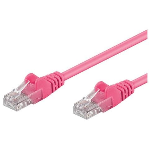 ICOC CCA6U-015-PK - Cavo di rete Patch CCA Cat. 6 Rosa UTP 1,5 m - Foto 1