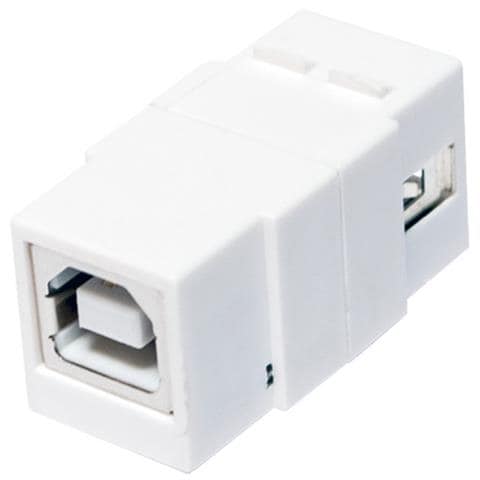 IWP-ADAP-AFBF - Adattatore Keystone USB 2.0 A Femmina / B Femmina Bianco - Foto 4