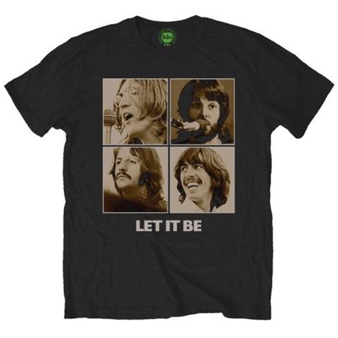 Beatles (The) - Let It Be Sepia (T-Shirt Unisex Tg. L)  - Foto 1