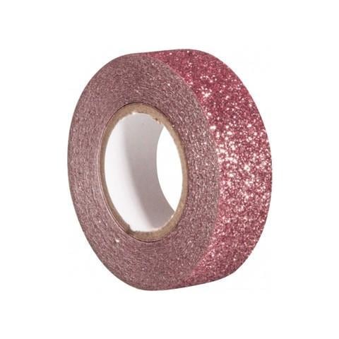 59925268 Nastro Glitter 15 Mm, Rotolo 5 M, Rosa Antico - Foto 4