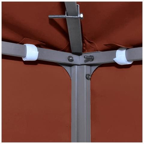 Copertura Superiore Gazebo A 2 Strati 310g / m 3x3m Terracotta - Foto 5