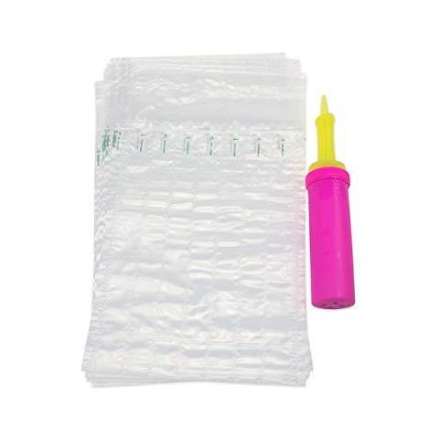 Bottiglia Di Vino Protector 24 Pacchetto Anti-shock Bottiglie Di Vetro Packaging Borse Per Safe Spedizione Con Riutilizzabile Pompa - Foto 1