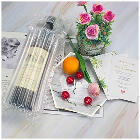 Bottiglia Di Vino Protector 24 Pacchetto Anti-shock Bottiglie Di Vetro Packaging Borse Per Safe Spedizione Con Riutilizzabile Pompa - Foto 4