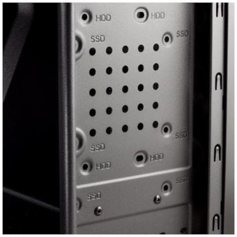 Case Middle Tower ATX / Micro-ATX 2 Porte USB 2.0 Colore Nero  - Foto 9