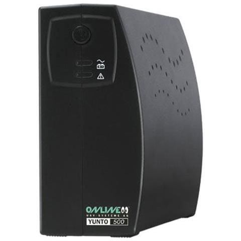 Gruppo di Continuità YUNTO 500 A linea interattiva 500VA 3presa (e) AC Compatta Nero gruppo di continuità (UPS)  - Foto 1