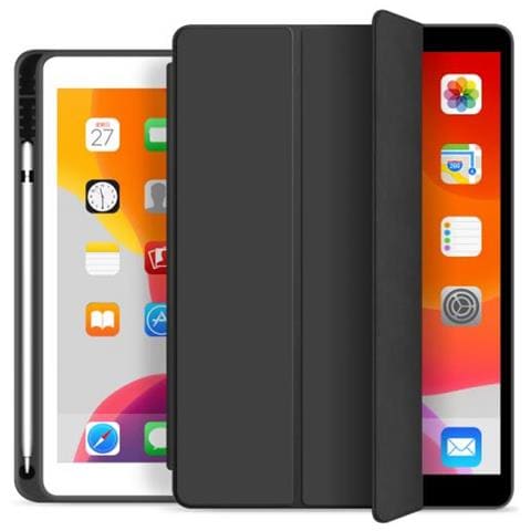 Pencil case iPad 10.2 2019 25,9 cm (10.2") Custodia a libro Nero - Foto 1