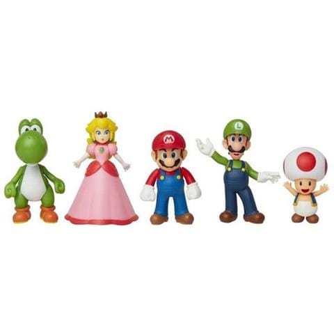 Confezione Da 5 Personaggi - Super Mario Bros: Mario Ei Suoi Amici - Foto 1