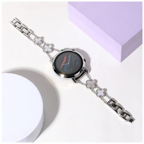 HTN - Cinturino In Metallo Compatibile Con Samsung / Huawei Watch Four Leaf  Clover Strap - ePRICE