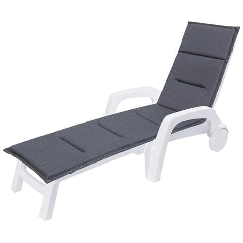 Cuscino Per Lettino Da Giardino, Facile Da Montare, Fodera Per Cuscino Per Lettino Da Giardino, Cuscino Per Sedia A Sdraio - Lunghezza 182 Cm, Larghezza 42 Cm - Marittimo - Foto 1