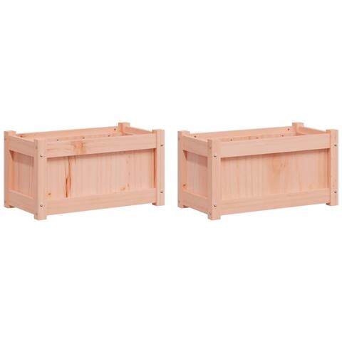 Fioriere Da Giardino 2 Pz In Legno Massello Di Douglas - Foto 2