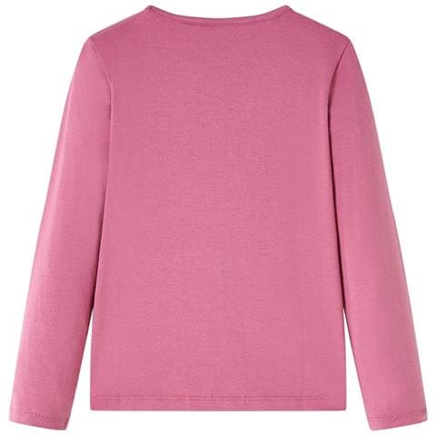 Maglietta Da Bambina Maniche Lunghe Lampone 140 - Foto 2