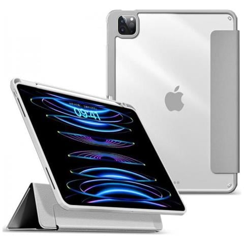 Es68202307-bulk Custodia Per Tablet 32,8 Cm (12.9"") Custodia A Libro Grigio, Trasparente - Foto 1