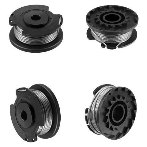 Set Di Filo Di Bobina Di Ricambio E Set Di Coperture Per Tagliaerba Bosch 6 Bobine - Foto 3