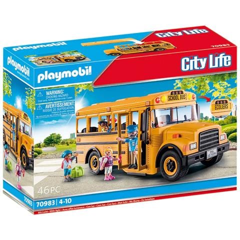 70983 Scuolabus Giocattolo Da Costruzione Da 46 P.zi Effetti Luminosi, Giallo - Foto 5