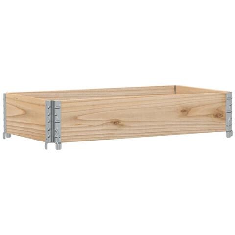 Fioriera Da Giardino 100x50 Cm In Legno Massello Di Pino - Foto 2