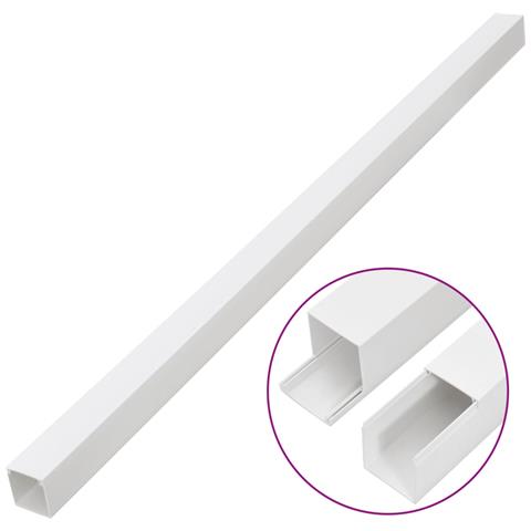 Canalina Per Cavi 40x40 Mm 10 M In Pvc - Foto 3