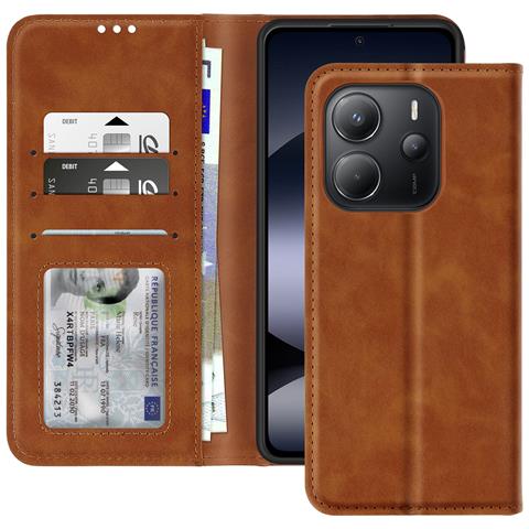 Custodia Per Xiaomi Redmi Note 14 4g Patta Portafoglio E Porta Video - Foto 1