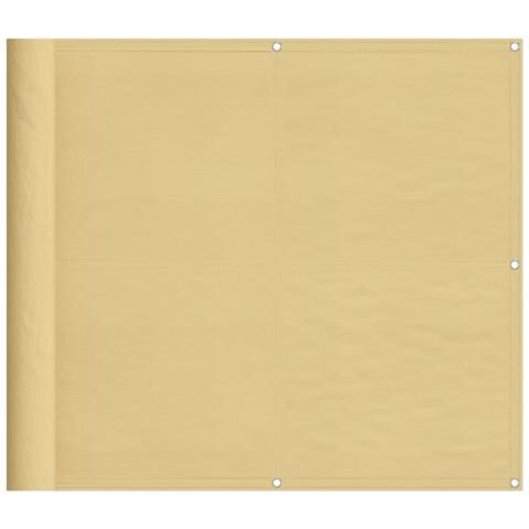 Paravento Da Balcone Sabbia 90x1000 Cm 100% Poliestere Oxford - Foto 2