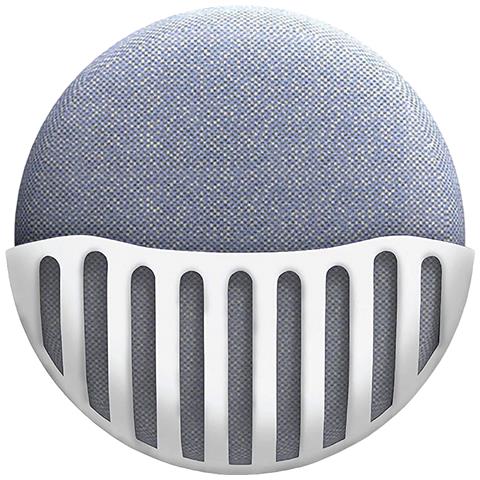 Dam Supporto Da Parete  Per Google Home Mini 10x5x8 Cm. Colore Bianco - Foto 1