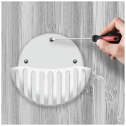 Dam Supporto Da Parete  Per Google Home Mini 10x5x8 Cm. Colore Bianco - Foto 5
