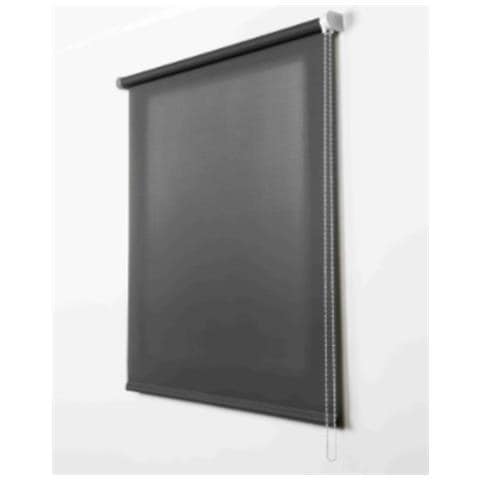 Roll-up - Tenda A Rullo Filtrante Traslucida Colore Grigio Asfalto - 140x180cm - Foto 1