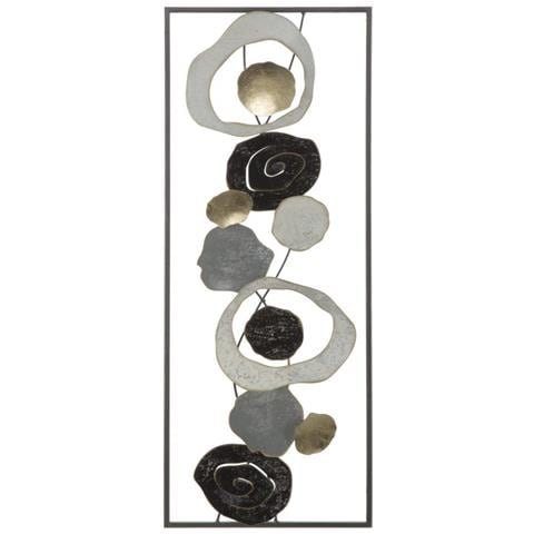 Decorazione In Metallo 3d Cerchi 15 - Multicolore - Metallo - 28,5x3x74 Cm - Foto 1