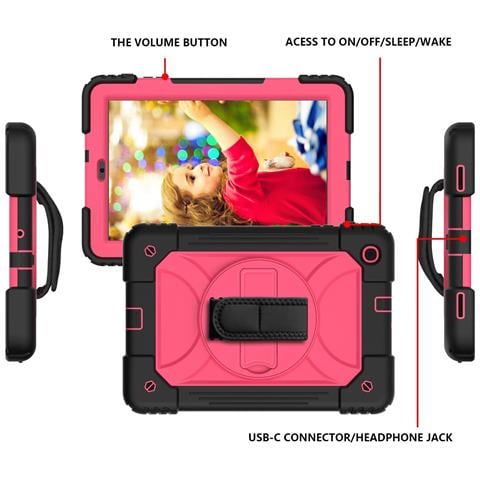Custodia Rotante Per Ipad 10.2 Cala – Stile Elegante E Protezione Superiore In Rosa - Foto 4