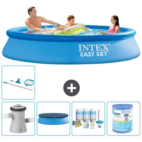 Piscina Fuori Terra - In Giro - 305x61 Cm - Blu - Include Accessori Coordinati A834 - Foto 1