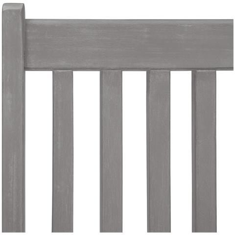 Sedie Reclinabili Da Giardino 4 Pz Grigie In Massello Di Acacia - Foto 8