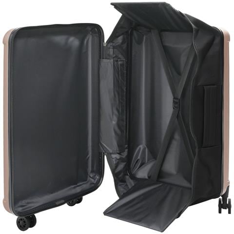 Valigia Pieghevole Rigida 28'' Rosa Oro 50x30x76 cm ABS - Foto 2