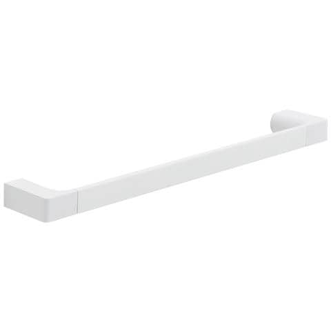 Portasalviette 45 Cm In Ottone E Cromall Pi21-45 Serie Pirenei Bianco Opaco - Foto 1
