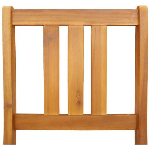 Sedia da Giardino 8 pcs Marrone 36 x 46 x 86cm - Foto 9