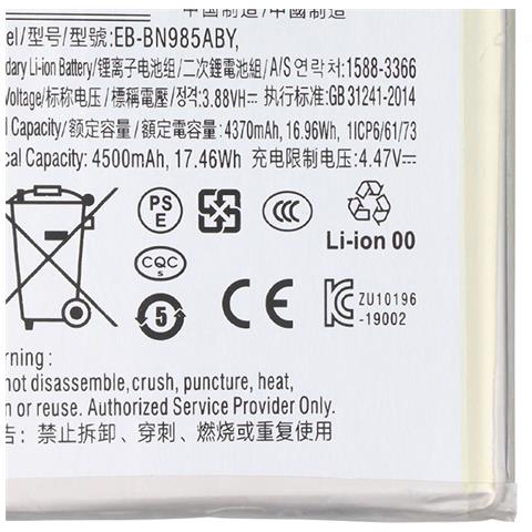 Batteria Li-ion 4.47v Per Smartphone Samsung Galaxy Note 20 Ultra 4500mah - Foto 2