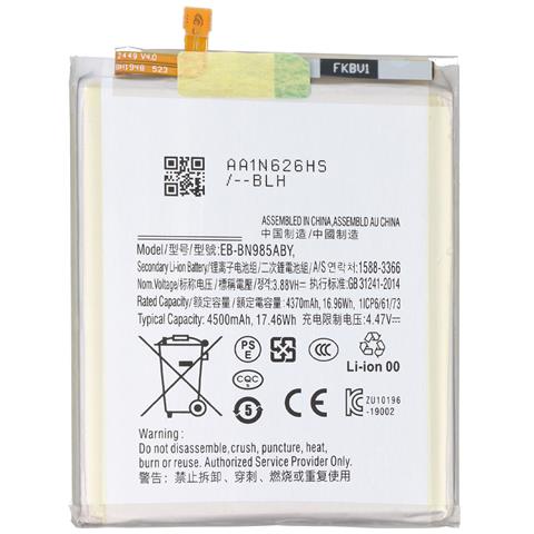 Batteria Li-ion 4.47v Per Smartphone Samsung Galaxy Note 20 Ultra 4500mah - Foto 1