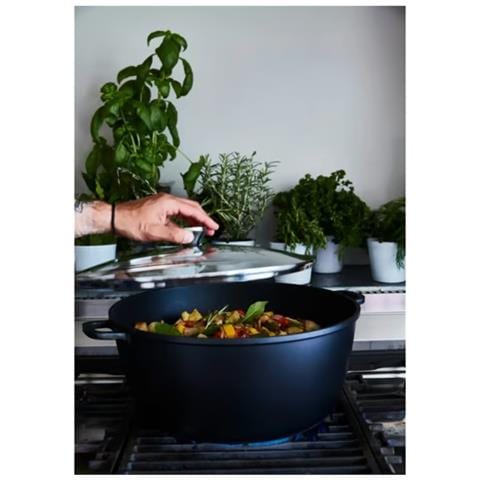 Casseruola In Ghisa Nera Da 32 Cm - 384920 - Foto 3