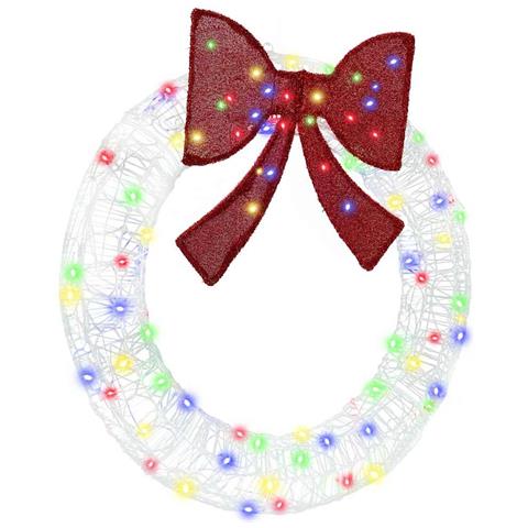 Ghirlanda con 80 LED Multicolore 90 cm Acrilico - Foto 1